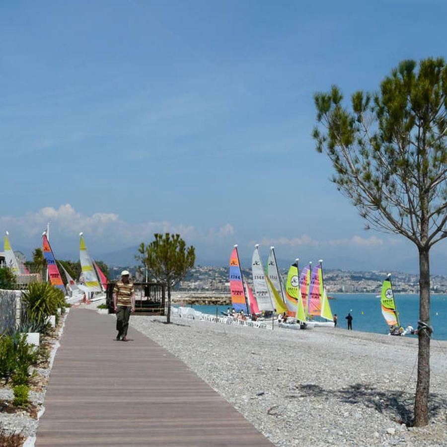 Bel Appartement Les Pieds Dans L'Eau Villeneuve-Loubet Exterior foto